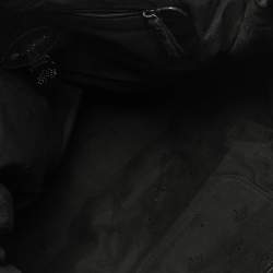 Pre Owned Mulberry Blue Holographic Leather Oversized Alexa Satchel