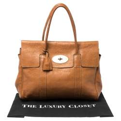 Pre Owned Mulberry Tan Leather Bayswater Satchel