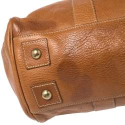 Pre Owned Mulberry Tan Leather Bayswater Satchel