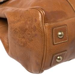Pre Owned Mulberry Tan Leather Bayswater Satchel