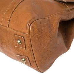 Pre Owned Mulberry Tan Leather Bayswater Satchel