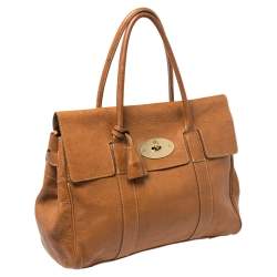 Pre Owned Mulberry Tan Leather Bayswater Satchel
