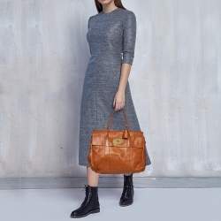 Pre Owned Mulberry Tan Leather Bayswater Satchel