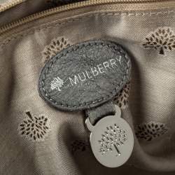 Pre Owned Mulberry Metallic Woven Fabric and Leather Alexa Top Handle Bag