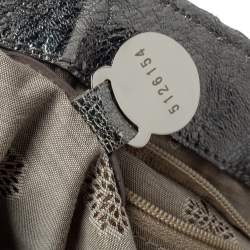 Pre Owned Mulberry Metallic Woven Fabric and Leather Alexa Top Handle Bag