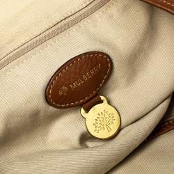 Pre Owned Mulberry Two Tone Brown Soft Leather Mitzy Tote