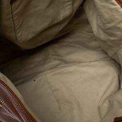 Pre Owned Mulberry Two Tone Brown Soft Leather Mitzy Tote