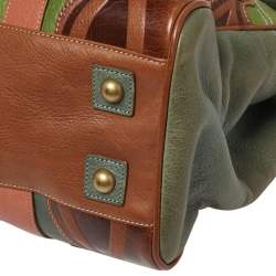 Pre Owned Mulberry Multicolor Leather Bayswater Satchel