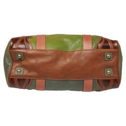 Pre Owned Mulberry Multicolor Leather Bayswater Satchel