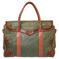 Pre Owned Mulberry Multicolor Leather Bayswater Satchel