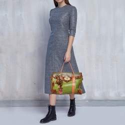 Pre Owned Mulberry Multicolor Leather Bayswater Satchel