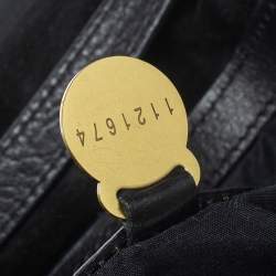 Pre Owned Mulberry Black Leather Alexa Flap Shoulder Bag