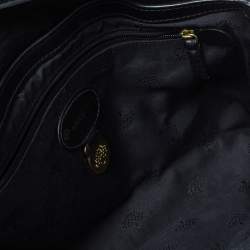 Pre Owned Mulberry Black Leather Alexa Flap Shoulder Bag