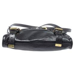 Pre Owned Mulberry Black Leather Alexa Flap Shoulder Bag