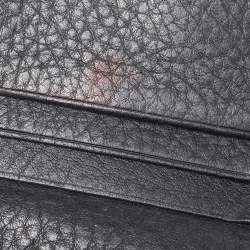 Pre Owned Mulberry Black Leather Continental Wallet