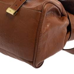 Pre Owned Mulberry Brown Leather Alexa Satchel
