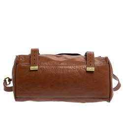 Pre Owned Mulberry Brown Leather Alexa Satchel