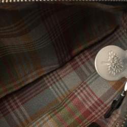 Pre Owned Mulberry Black Croc Embossed Leather Shoulder Bag