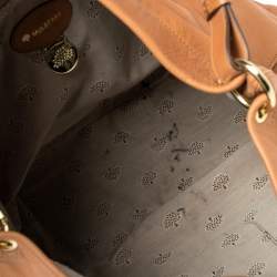 Pre Owned Mulberry Tan Soft Leather Buckle Pocket Hobo