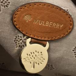 Pre Owned Mulberry Tan Soft Leather Buckle Pocket Hobo