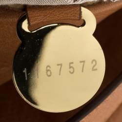 Pre Owned Mulberry Tan Soft Leather Buckle Pocket Hobo