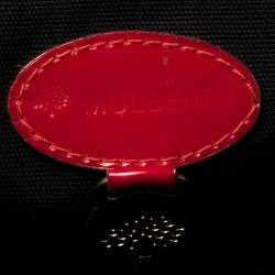 Pre Owned Mulberry Red Patent Leather Roxanne Tote