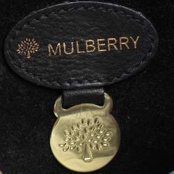 Pre Owned Mulberry Black Leather Chain Crossbody Bag