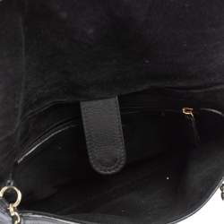 Pre Owned Mulberry Black Leather Chain Crossbody Bag