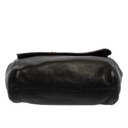 Pre Owned Mulberry Black Leather Chain Crossbody Bag