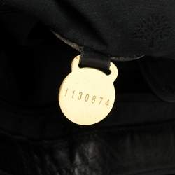 Pre Owned Mulberry Black Leather Oversized Alexa Satchel