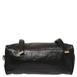 Pre Owned Mulberry Black Leather Oversized Alexa Satchel
