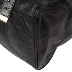 Pre Owned Mulberry Black Leather Oversized Alexa Satchel