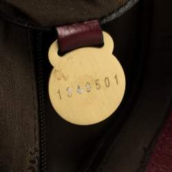 Pre Owned Mulberry Dark Red Leather Oversized Alexa Satchel