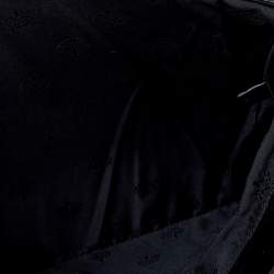 Pre Owned Mulberry Black Leather Oversized Clutch