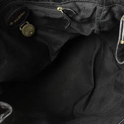 Pre Owned Mulberry Black Leather Oversized Alexa Satchel