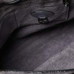 Pre Owned Mulberry Grey Leather Bayswater Satchel