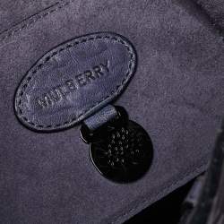 Pre Owned Mulberry Grey Leather Bayswater Satchel