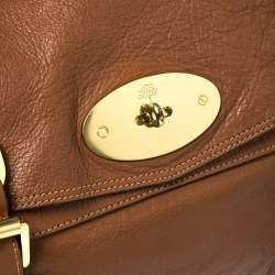 Pre Owned Mulberry Brown Leather Alexa Satchel