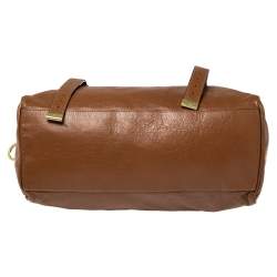 Pre Owned Mulberry Brown Leather Alexa Satchel