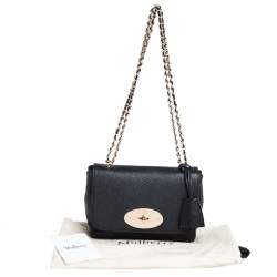 Pre Owned Mulberry Black Leather Lily Shoulder Bag