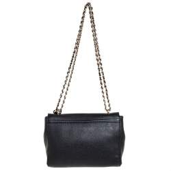 Pre Owned Mulberry Black Leather Lily Shoulder Bag