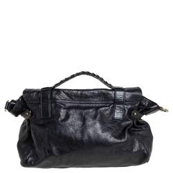 Pre Owned Mulberry Black Leather Alexa Satchel