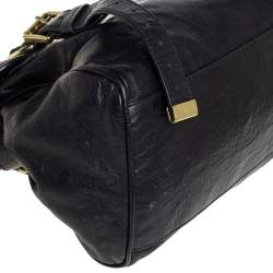 Pre Owned Mulberry Black Leather Alexa Satchel