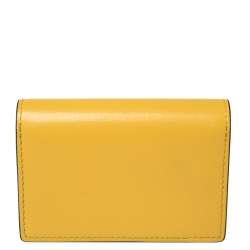 Pre Owned Mulberry Tri Color Leather Multiflap Card Case