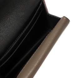 Pre Owned Mulberry Tri Color Leather Multiflap Card Case