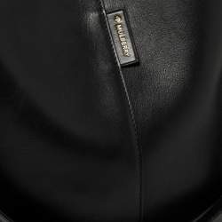 Pre Owned Mulberry Black Leather Studded Hobo