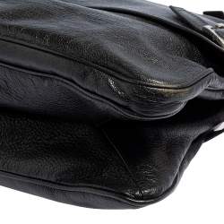 Pre Owned Mulberry Black Leather Maggie Tote