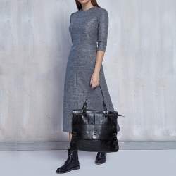 Pre Owned Mulberry Black Leather Maggie Tote