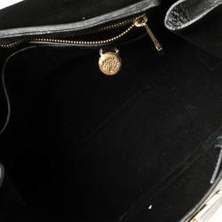 Pre Owned Mulberry Anthracite Patent Leather Bayswater Satchel