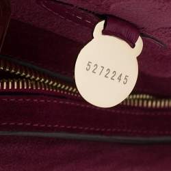 Pre Owned Mulberry Anthracite Pink Leather Bayswater Satchel